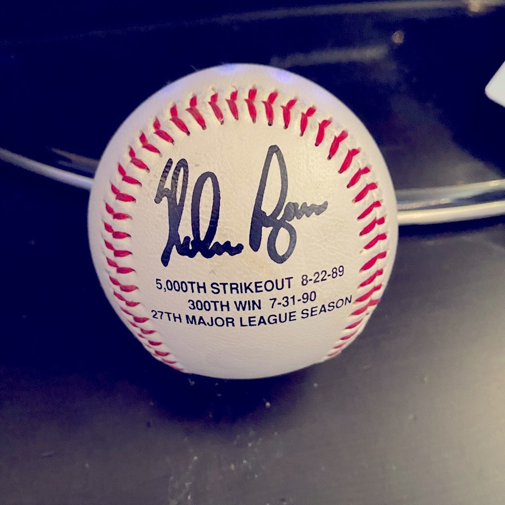 Nolan Ryan Signed Baseball